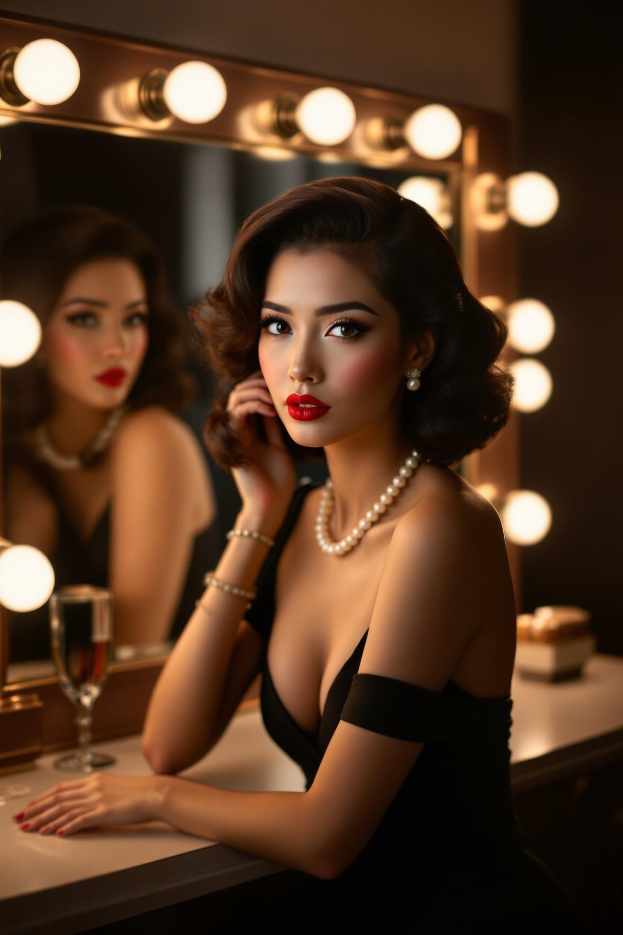 复古红唇 - 李雅婷 - 性感美女写真模特作品集